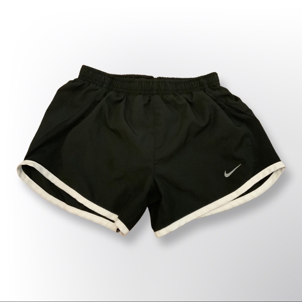 Black Nike kids athletic shorts